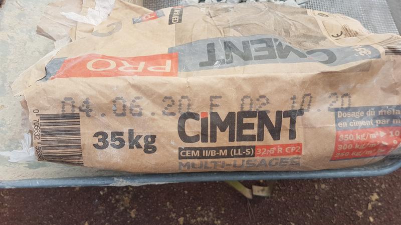 Ciment gris NF CEM II 32 5 35 kg Leroy Merlin