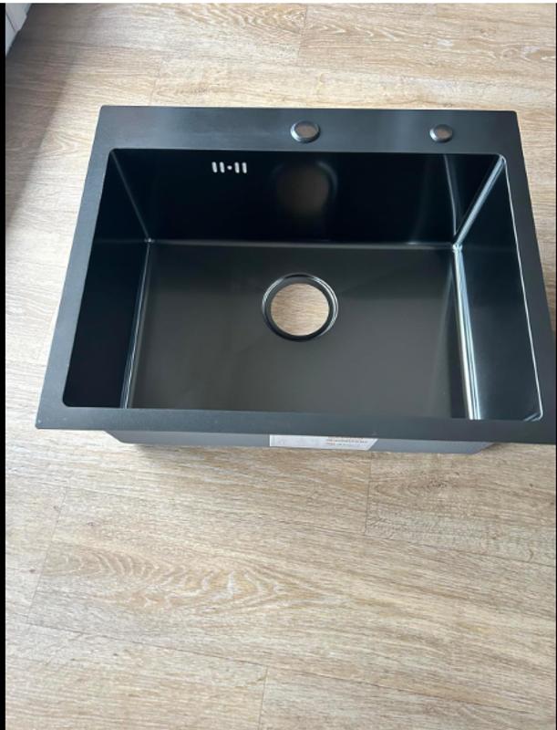 Lavello Cucina Acciaio Inox 304 - 1 Vasca 55x45cm Con Accessori - Foto 5