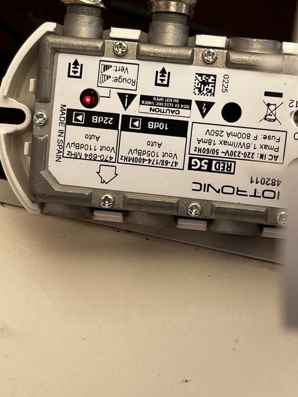 Antenne TV Extérieure 5 Éléments Yagi – Réception TNT HD/UHD