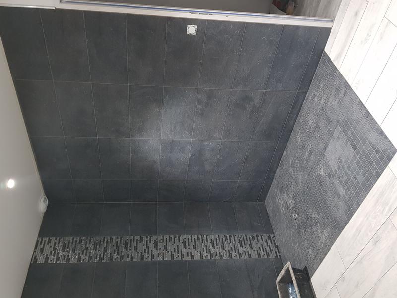 Carrelage Mur Et Sol Pierre Gris Mat L30 X L60 Cm Vestige