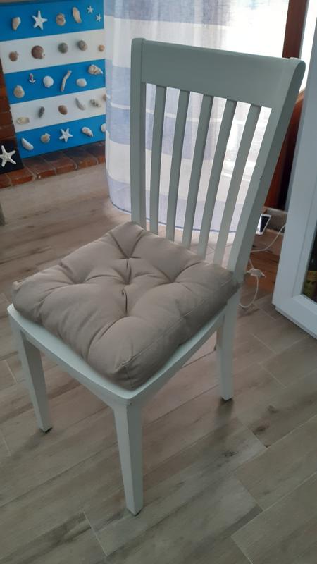 Cuscini Per Sedia Da Pranzo 40x40 Cm Con Legacci, Imbottiti E Antiscivolo, Fodere Per Cucina E Soggiorno