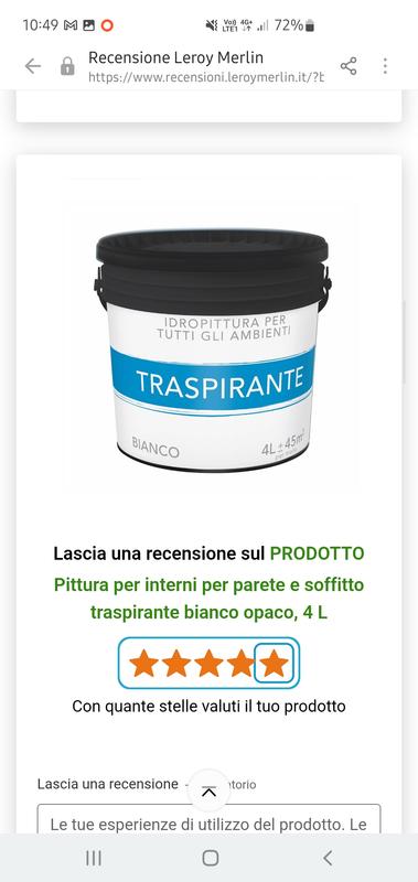 Revisione aperta modale 1 su 1