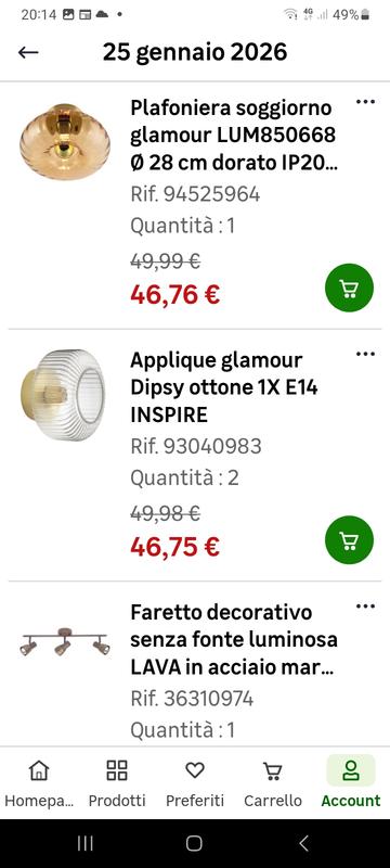Revisione aperta modale 1 su 1