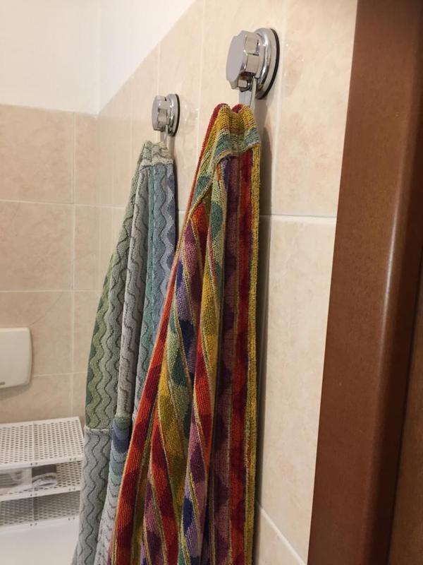 Gancio A Ventosa Compactor Bestlock - Senza Trapano, 2 Pezzi, Acciaio Cromato, Portata 3kg - Foto 10