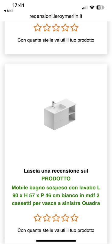 Revisione aperta modale 1 su 1