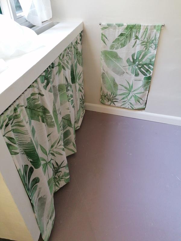 Sun Zero Greyson - Tenda in finta seta Dupioni con nappe
