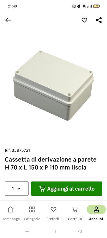 Revisione aperta modale 1 su 1