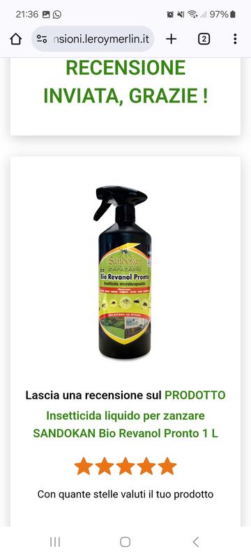 Revisione aperta modale 1 su 1