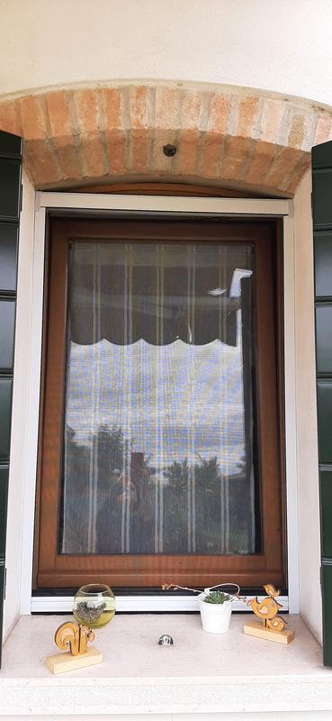 Zanzariera avvolgibile ARTENS Level 3 per finestra L 160 x H 160 cm bronzo