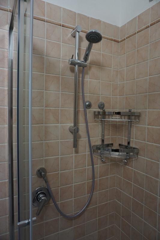 Attractive Etagère douche murale 2 étagères aluminium chromé noir