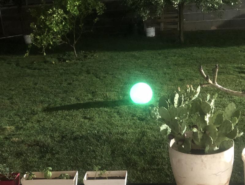 4€54 sur Newgarden - Boule lumineuse extérieure Buly 20 cm Solaire +  flottant + RGB - Luminaires extérieur - Achat & prix