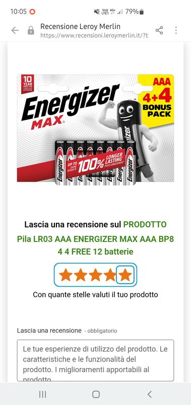 Revisione aperta modale 1 su 1