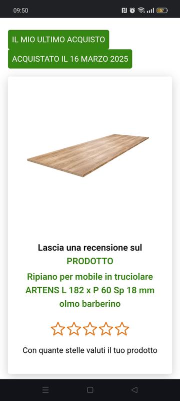 Revisione aperta modale 1 su 1