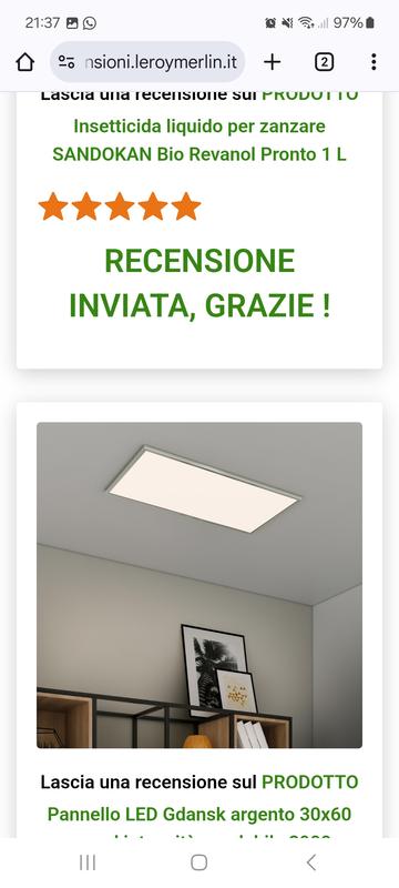 ATOMANT Pannello LED Rotondo Da Incasso 24W 2200 Lumen – 300mm, Bianco Neutro 4500K, Apertura 280mm, Con Driver Incluso