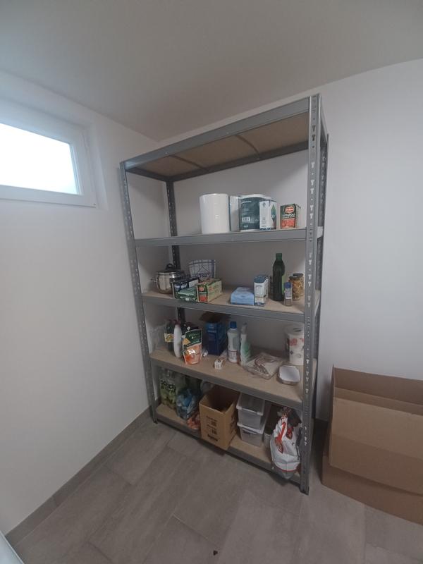 2,55 m Scaffalatura con 5 Ripiani, Profondità 40 cm, Altezza 2,5 m