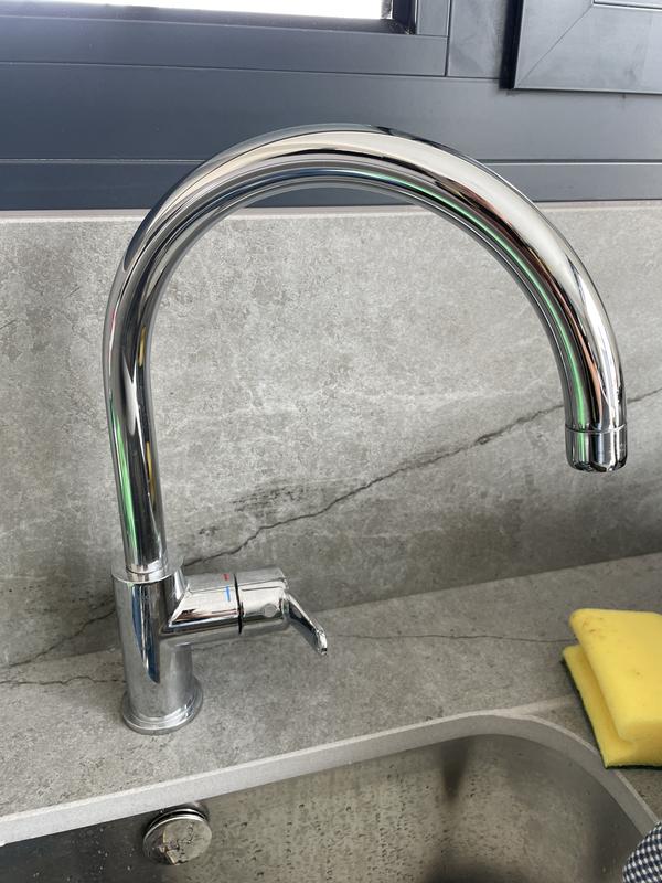 Grifo de cocina monomando ca o alto GROHE Start Clova Leroy Merlin