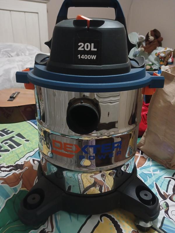 Aspiratore industriale a filo DEXTER CSG20 serbatoio in inox 20l 1400W 15  kPa | Leroy Merlin