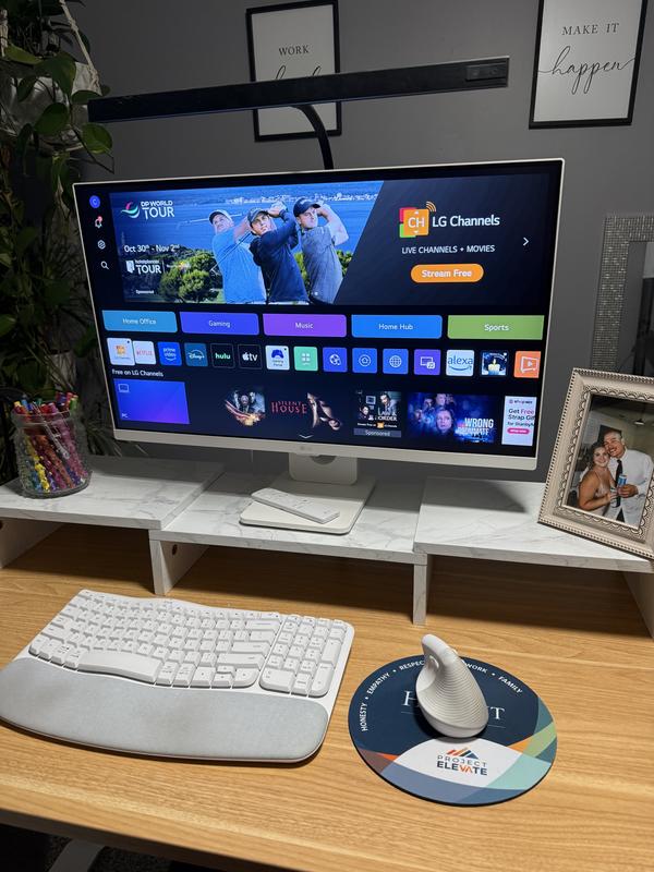 27'' Full HD IPS MyView Smart Monitor with webOS - 27SR50F-W | LG