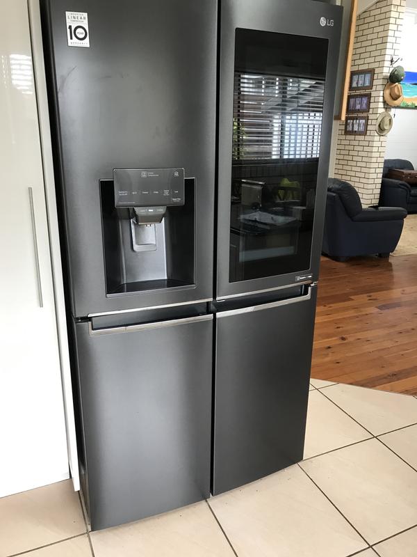 Lg French Door Fridge Gf V708mbsl 708l Instaview Door In Door Lg Australia