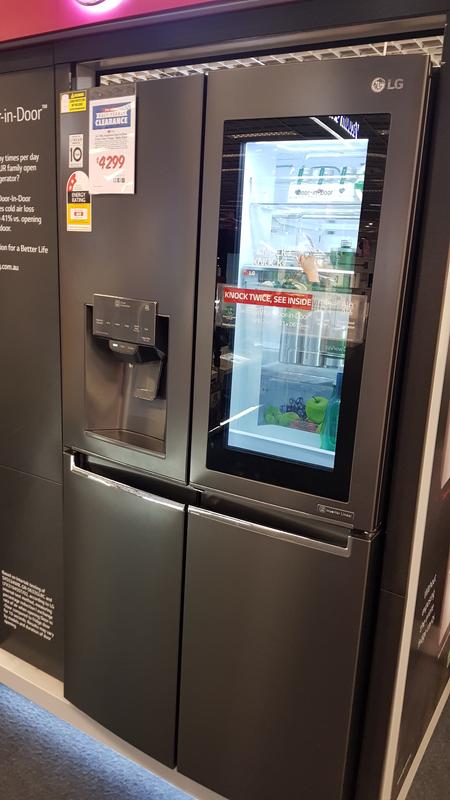 Lg French Door Fridge Gf V910mbsl 910l Instaview Door In Door Lg Australia