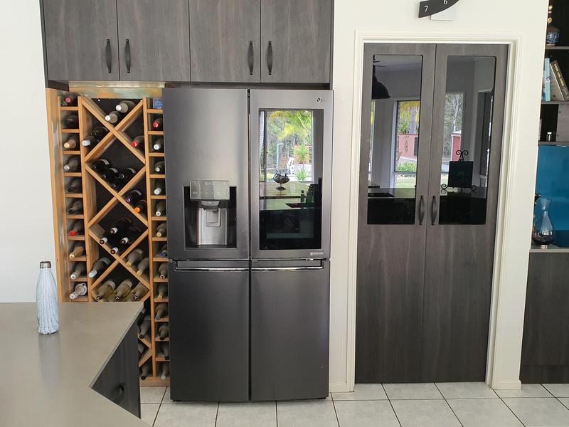 Lg French Door Fridge Gf V708mbsl 708l Instaview Door In Door Lg Australia