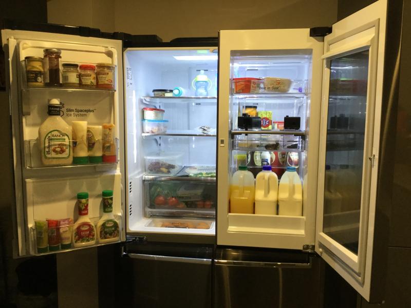 Lg French Door Fridge Gf V708bsl 708l Door In Door Lg Australia