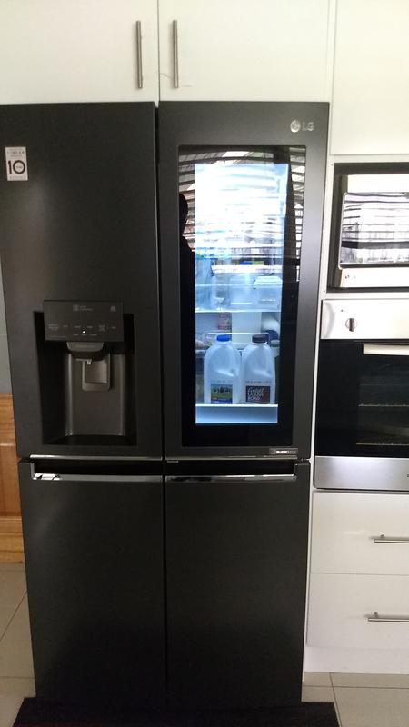 French Door Fridge Gf V570mbl 570l Door In Door Fridge Lg Australia