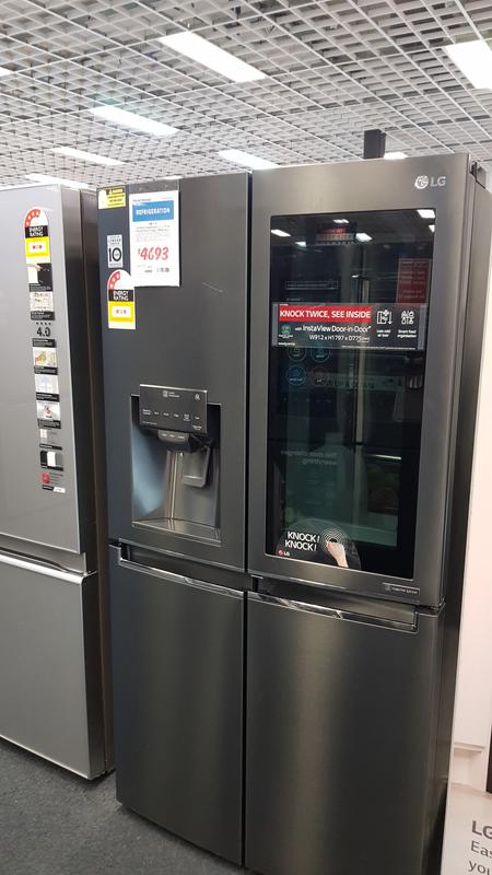 Lg French Door Fridge Gf V910mbsl 910l Instaview Door In Door Lg Australia