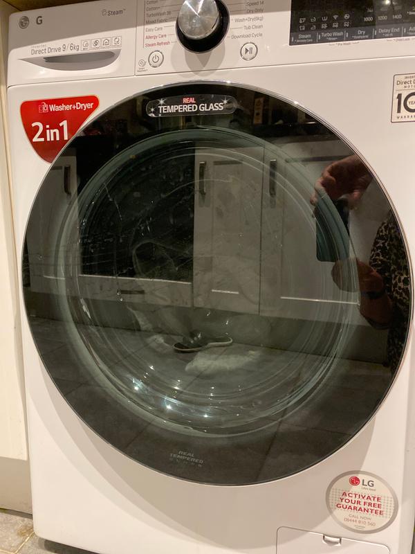 Lg fwv996wts on sale washer dryer