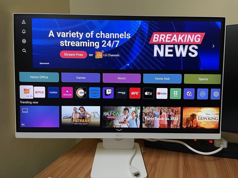 LG 27 (68.58 cm) Full HD IPS Smart Monitor with webOS LG 27 (68.58 cm) Full HD IPS Smart Monitor with webOS