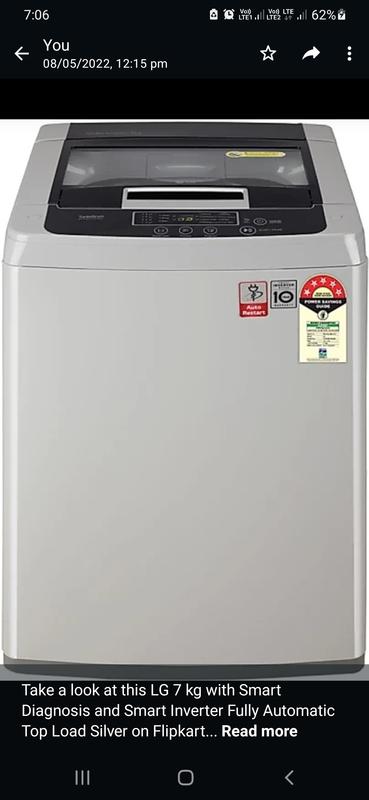 Lg t70sksf1z deals washing machine