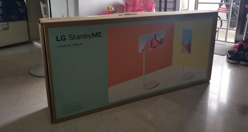 2024 LG StanbyME (27ART10CKPL) | Lifestyle Screen | Movable Wi-Fi