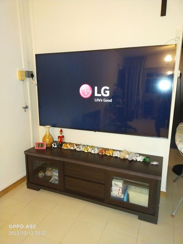 UNBOXING AND INSTALLATION OF LG 55 Inch 4K Ultra HD Smart TV  55UQ8050PSB#unboxing #lgtv 