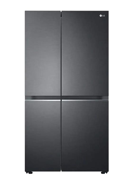 647L Side-by-Side Fridge in Matt Black | LG SG