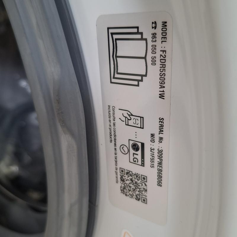 Machine à Laver LG F4R5011TSMB - Hublot 11 Kg, 1400 Tr/min, Noir, Neuve
