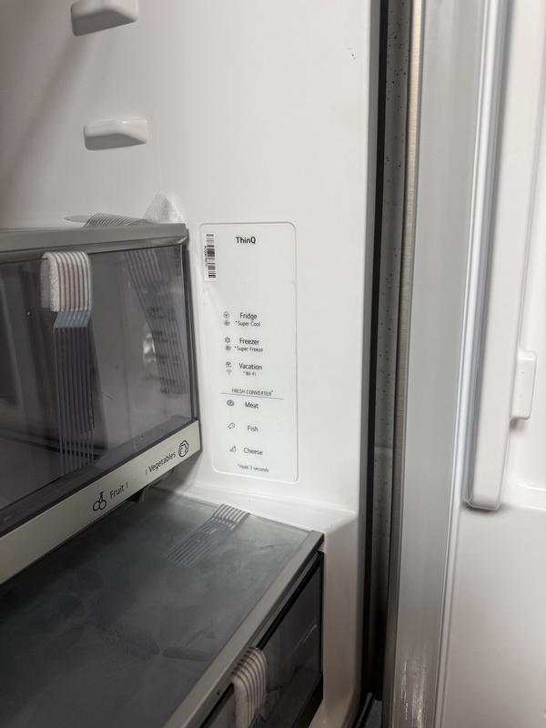 LG GBBW726DEV Frigorifero Combinato 465L – Classe D, AI Fresh, No Frost, Wi-Fi E Finitura Black Steel