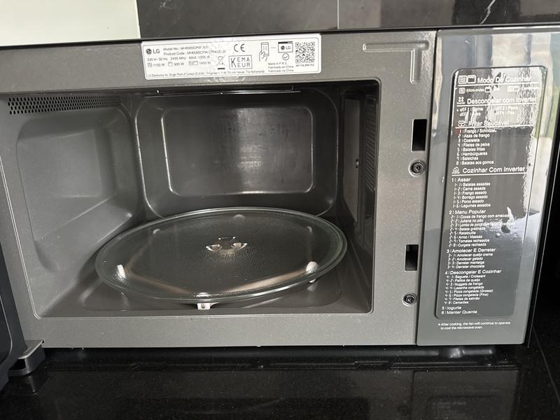 LG Forno Microonde MH6535GDS Con Grill - 25L, 1000W, Inverter, Nero - Foto 5