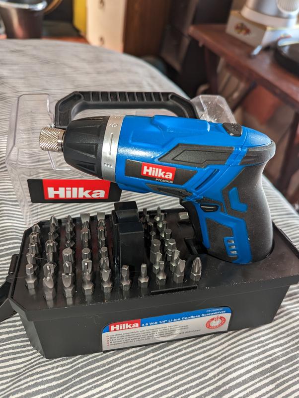 Hilka discount cordless screwdriver