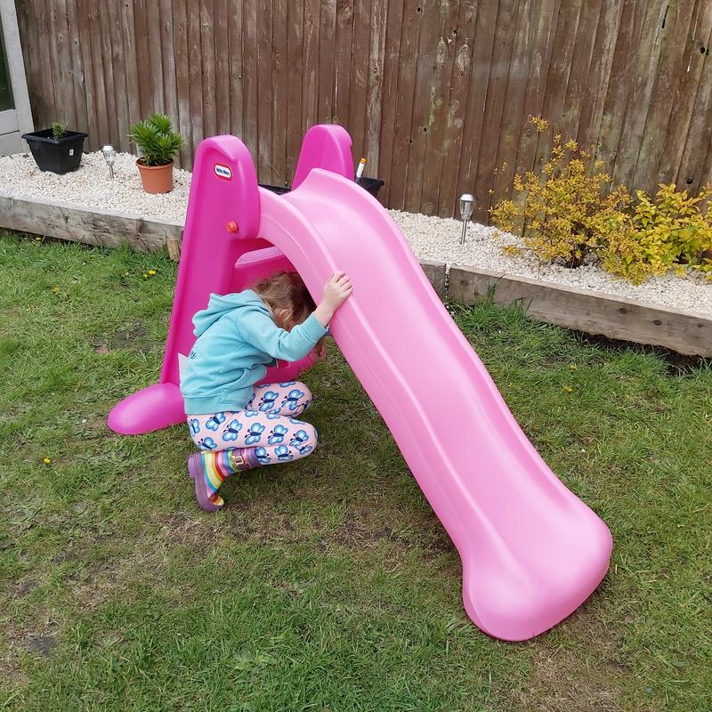 Pink garden deals slides