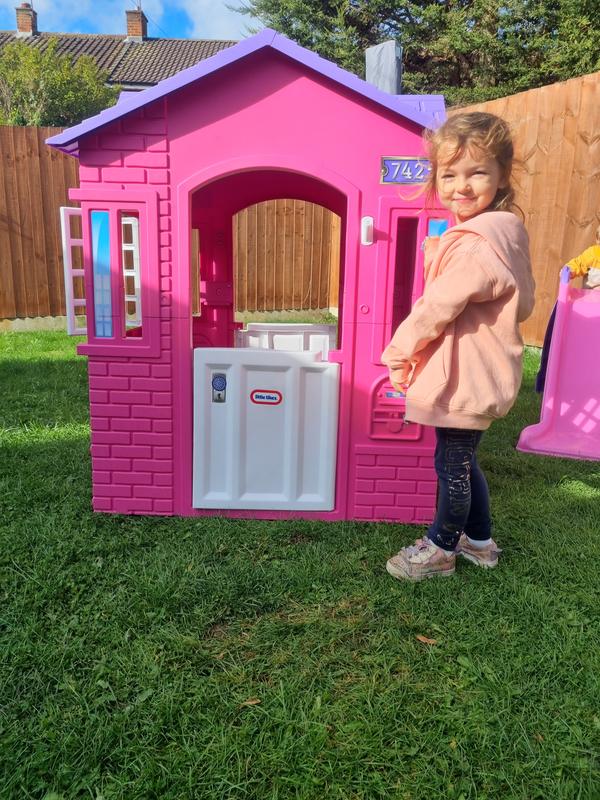 Pink little 2024 tikes house