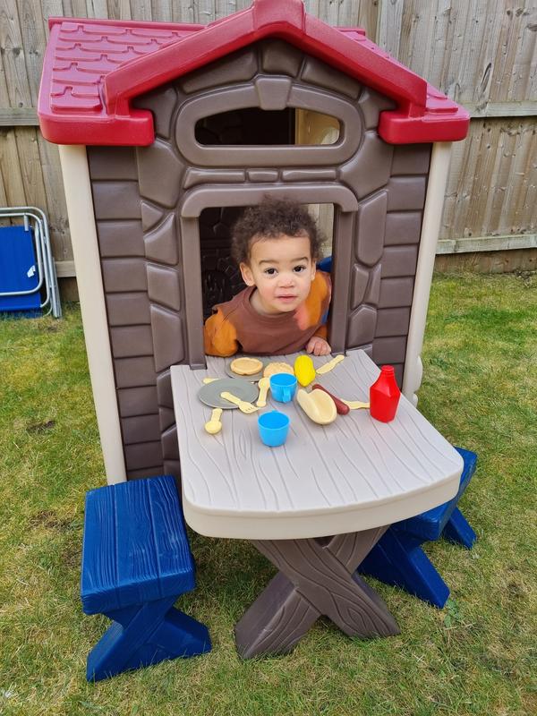 Picnic on the Patio Playhouse Natural Official Little Tikes