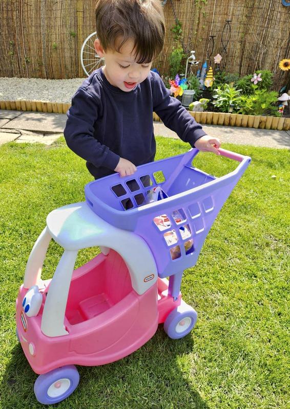 Little tikes shopping cart pink on sale