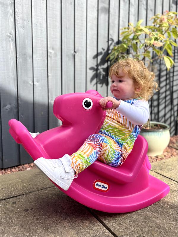 Little tikes best sale rocking horse pink