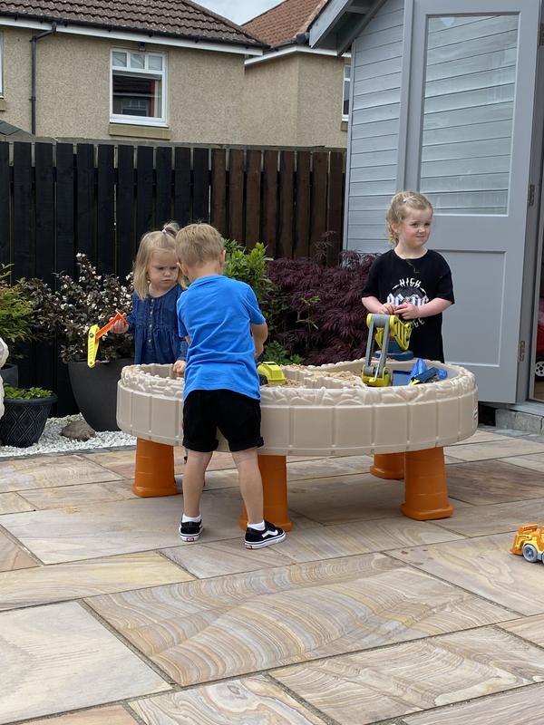 Little tikes builders sand and store water table