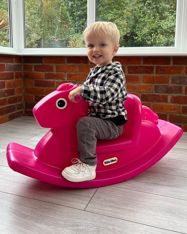 Little tikes cheap rocking horse red