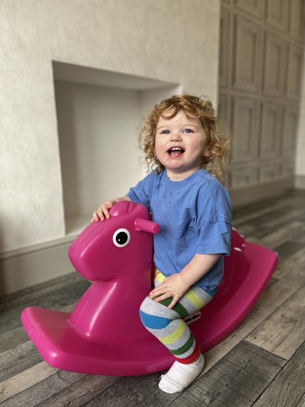 Little tikes rocking sales horse pink