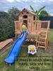 Final step - 2 hours work to get the pieces all in place, attach everything and finish off the railings