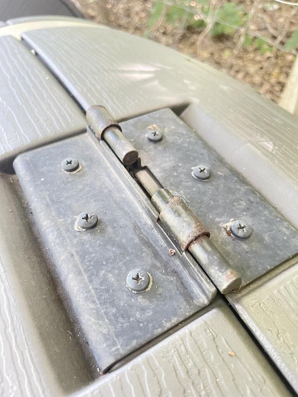 Rusted closed after two seasons.