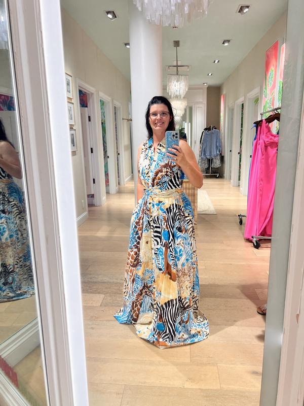 Marria Stretch Maxi Shirtdress | Lilly Pulitzer