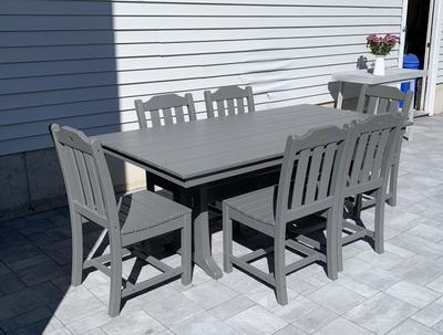 All Weather Farmhouse Table Large, Llbean Outdoor Furniture
